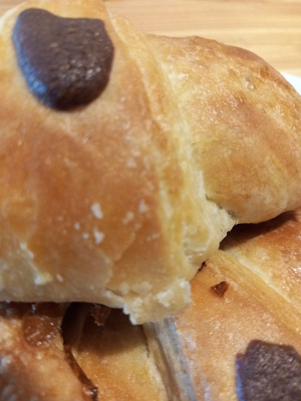 Schokoladen-Croissant - fluffig - schokoladig - koestlich