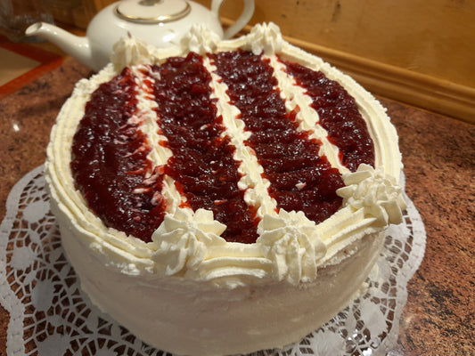 Grosella Sahnecremetorte