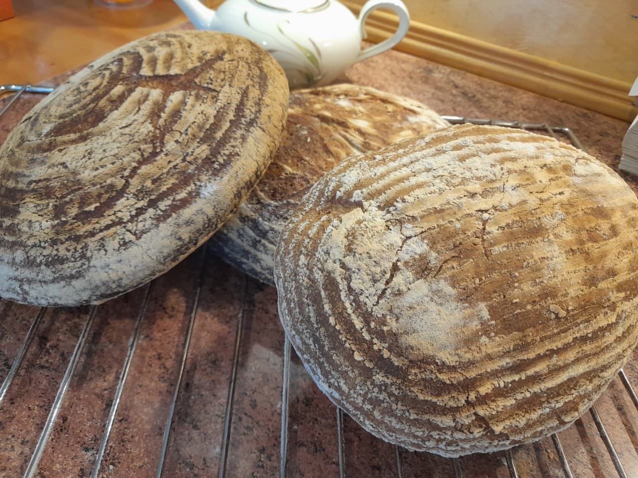 Pan de campo elaborado con masa madre italiana