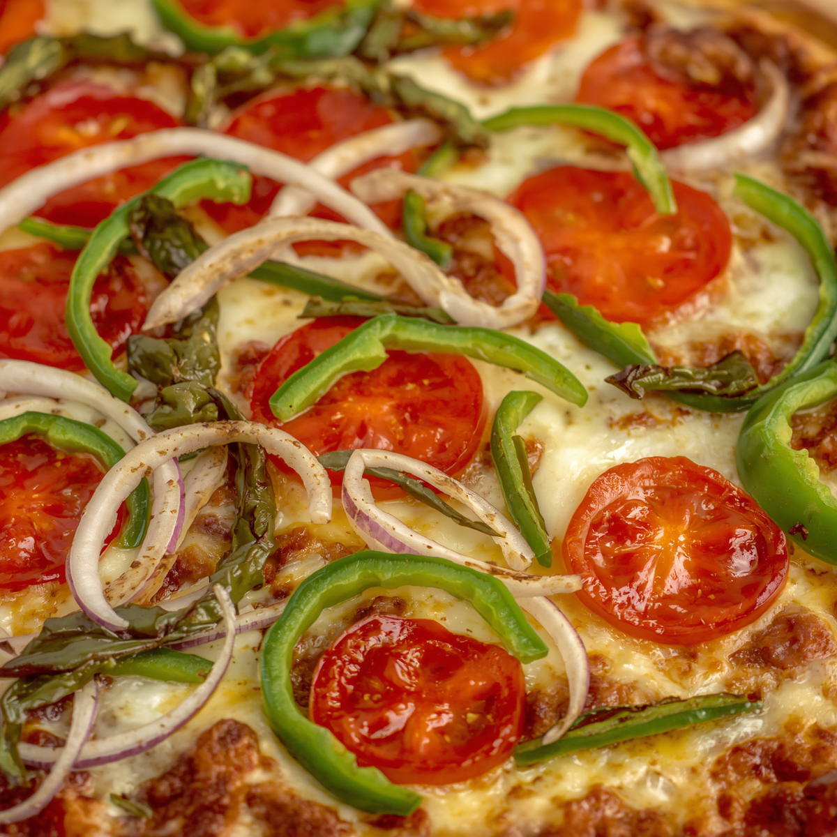 Pizza - vegetariana - casera - hecha a mano