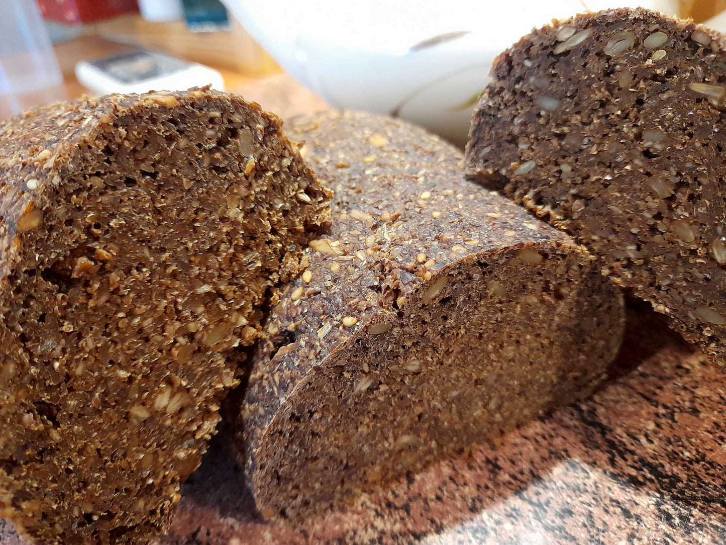 Pan negro del Bajo Rin (pan integral)
