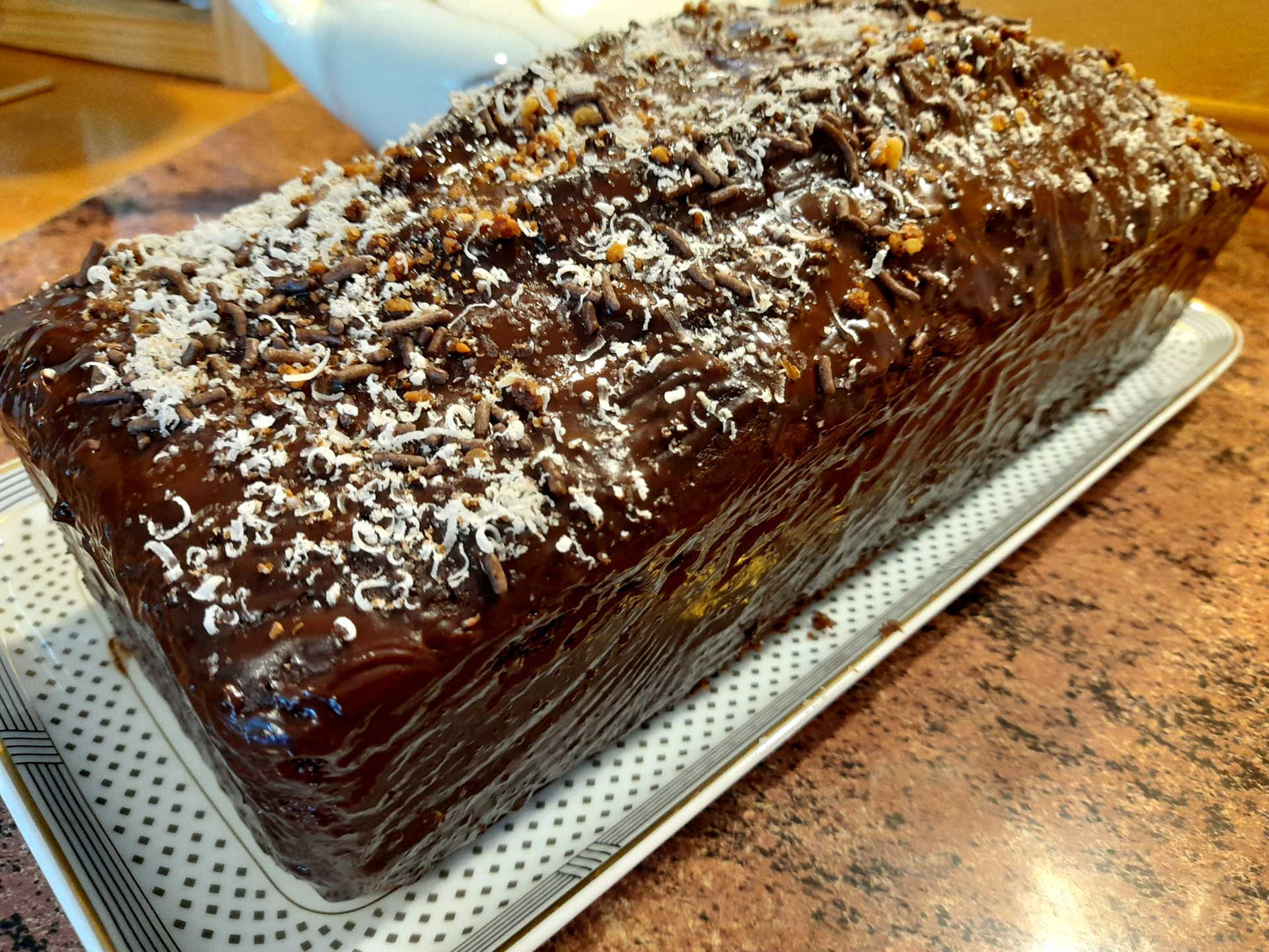 Marmorkuchen und Schokokuchen