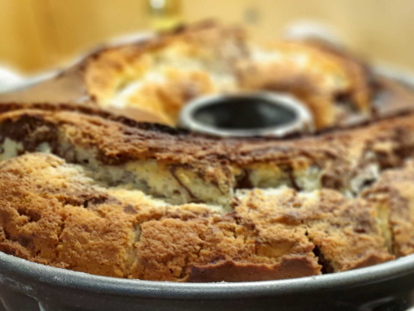 Marmorkuchen und Schokokuchen