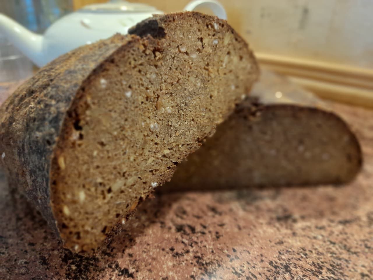Pan negro del Bajo Rin (pan integral)